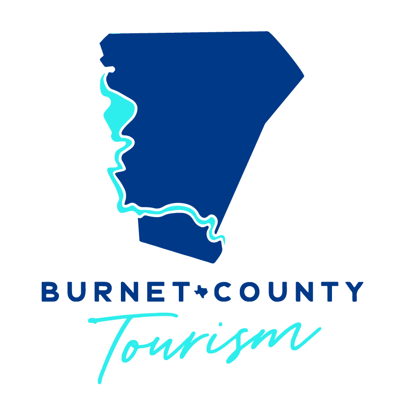 Burnet County Tourism logo - Explore the Highland Lakes of Burnet County