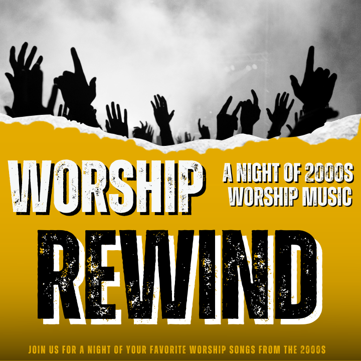 Worship Rewind Event Graphic – Lake Shores Church