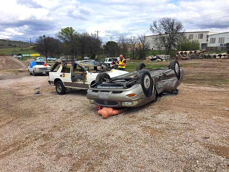 Marble Falls, Horseshoe Bay first responders simulate crash scenes for