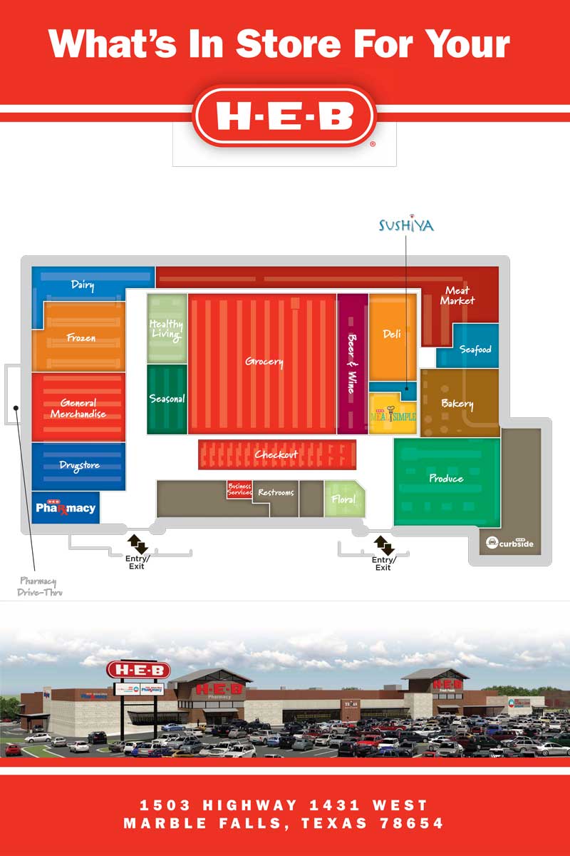 Attention, HEB shoppers New Marble Falls store opens Feb. 9