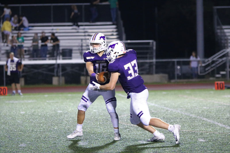 Among the Marble Falls High School football starting positions open in 2019 is quarterback with Luke Nail in the mix. Photo by Martelle Luedecke/Luedecke Photography