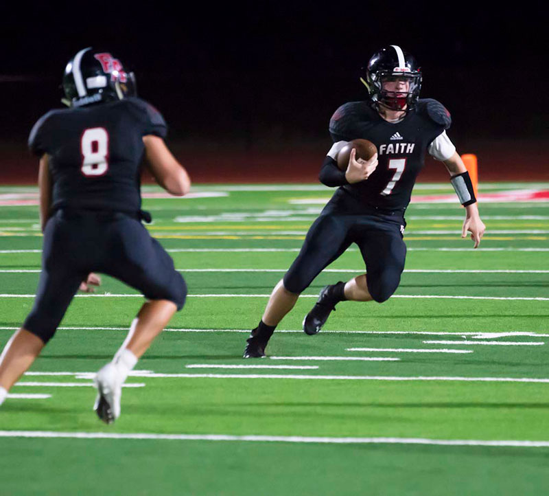 Faith Flames play defending state champ Austin Veritas