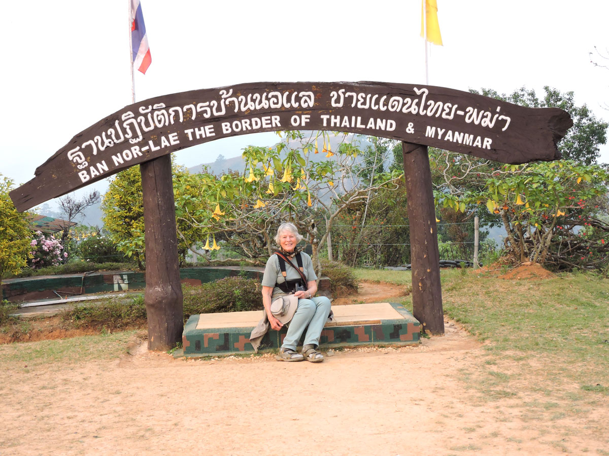 Sherry Bixler birding in Thailand