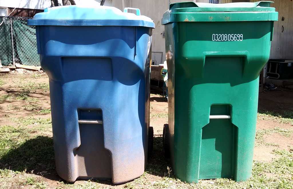 Indian River wants to curb misuse of blue recycling carts as trash cans