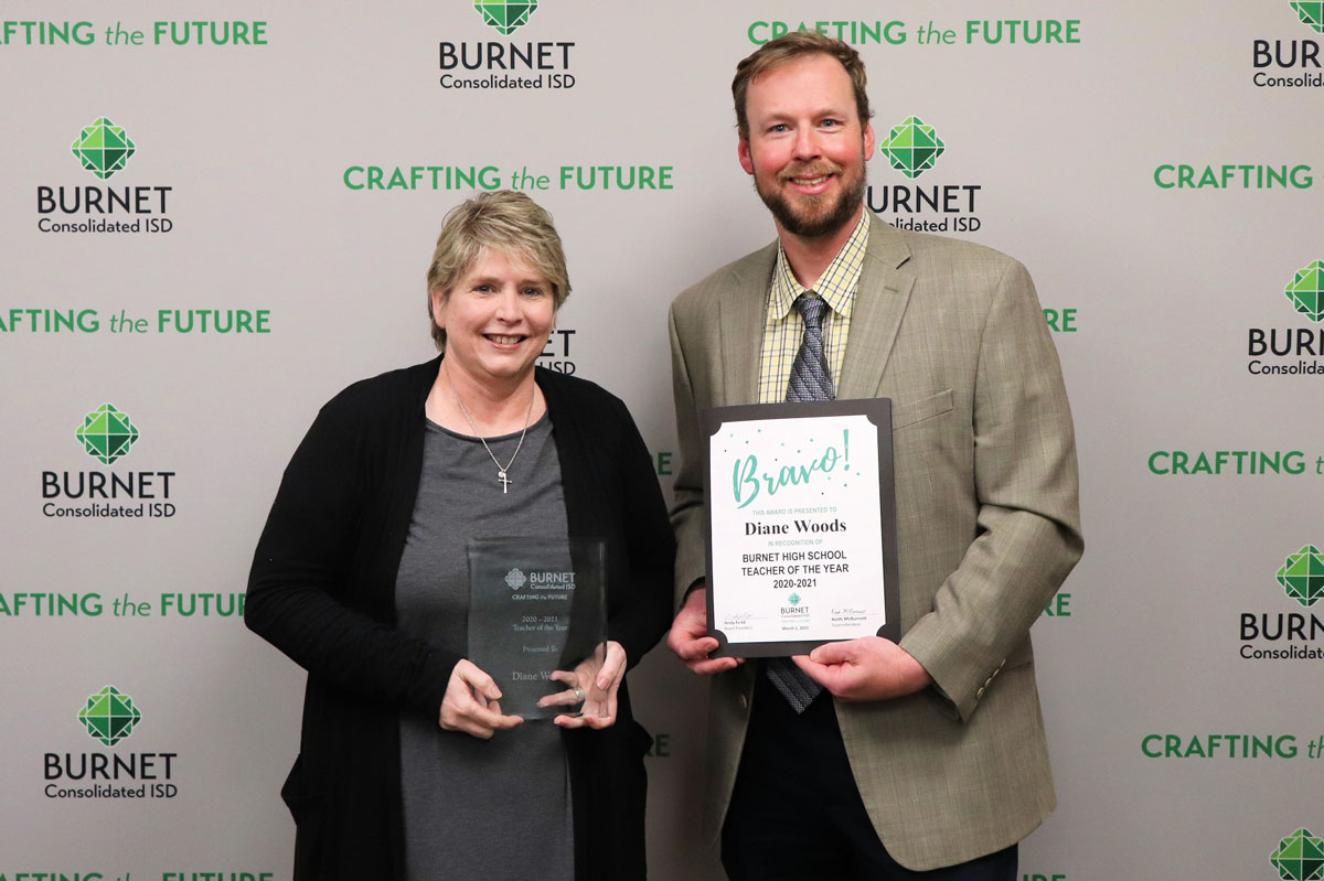 Burnet CISD 2021 Teacher of the Year