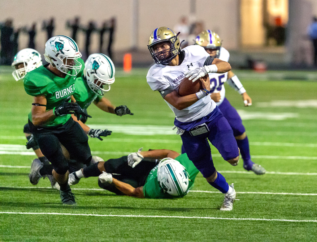 Burnet Bulldogs versus Marble Falls Mustangs 2021