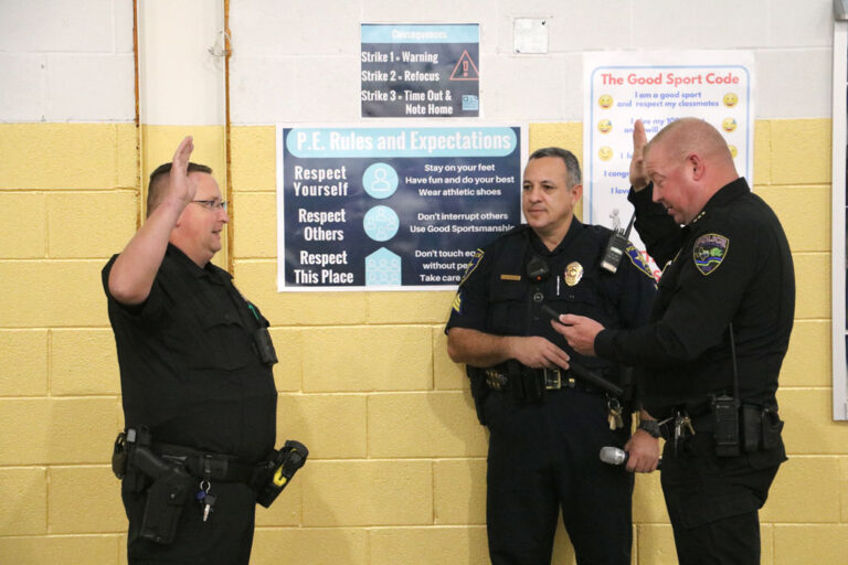 New Highland Lakes Elementary school resource officer sworn in