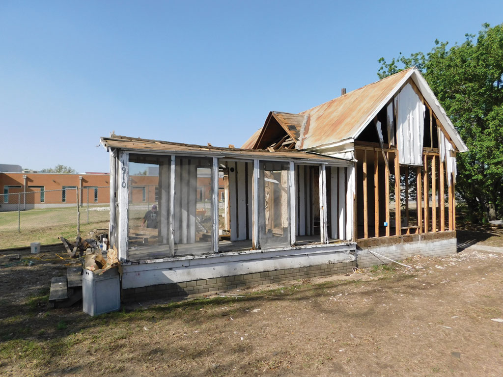 Old Graham home torn down in Marble Falls