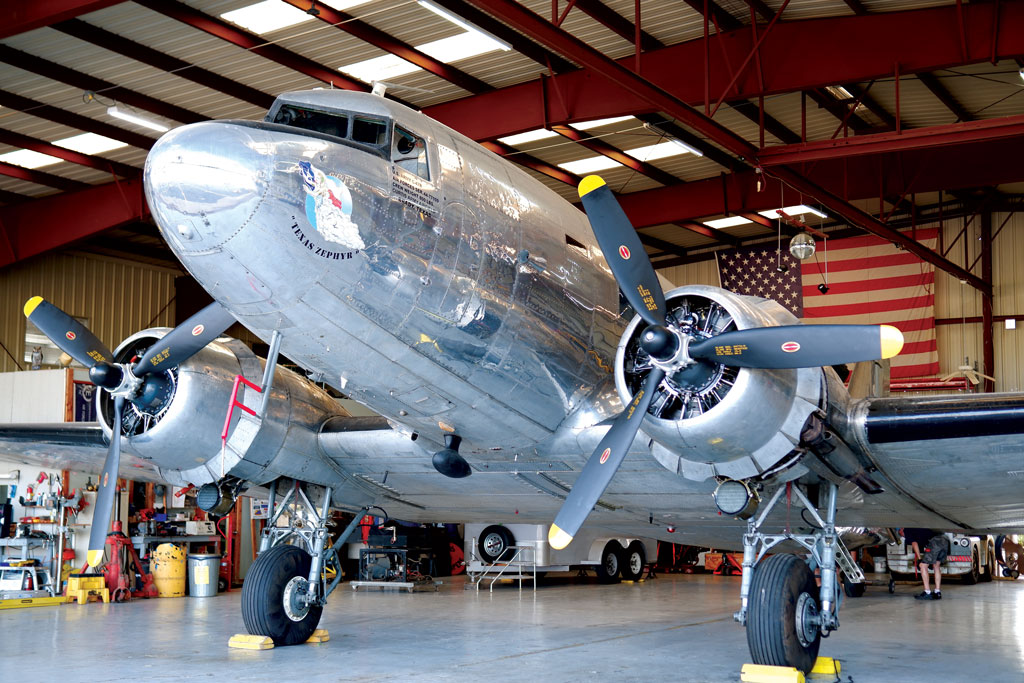 The Texas Zephyr has landed Years and tears bring iconic WWII plane to