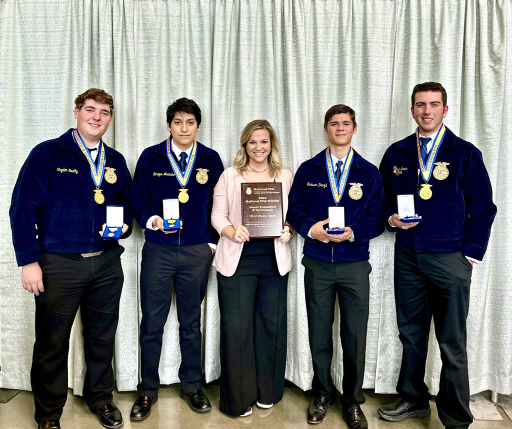 FFA meat judging team top in nation